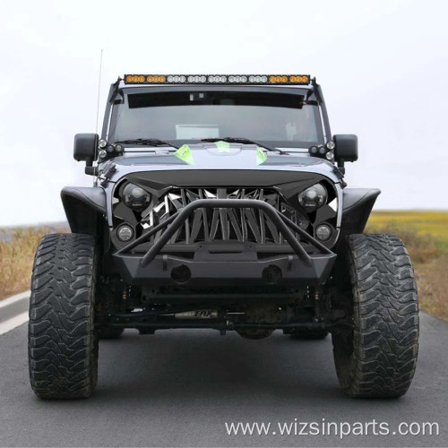 Shark Grille Glossy Black For Wrangler JK JKU